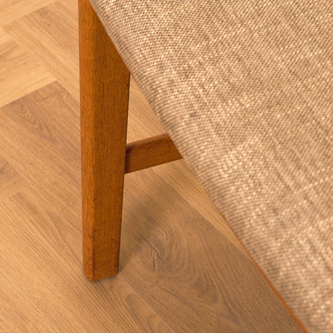 Swedish dining chairs in teak