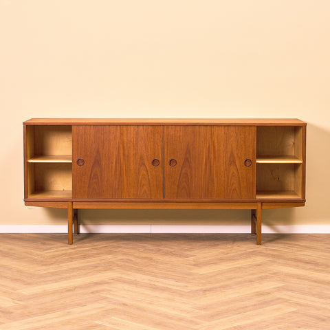 Swedish sideboard in teak and oak, model 'Ulvö' by Yngve Extract for Bjästa Snickerifabriks AB