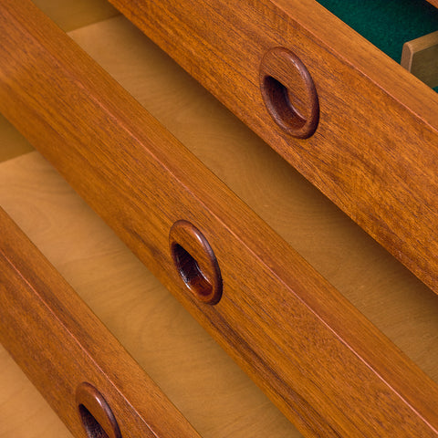Swedish sideboard in teak and oak, model 'Ulvö' by Yngve Extract for Bjästa Snickerifabriks AB
