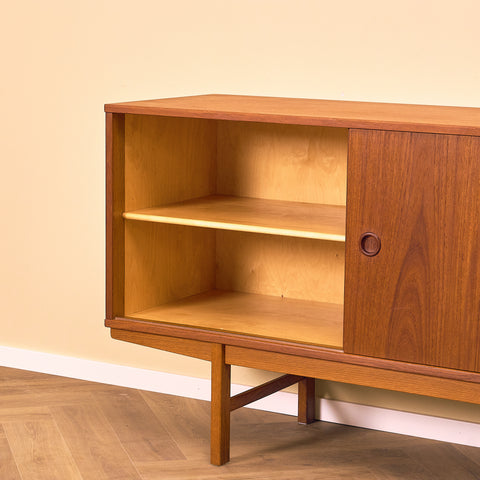 Swedish sideboard in teak and oak, model 'Ulvö' by Yngve Extract for Bjästa Snickerifabriks AB