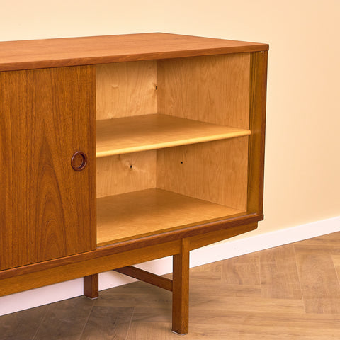Swedish sideboard in teak and oak, model 'Ulvö' by Yngve Extract for Bjästa Snickerifabriks AB