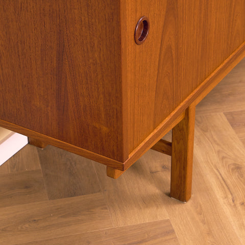 Swedish sideboard in teak and oak, model 'Ulvö' by Yngve Extract for Bjästa Snickerifabriks AB