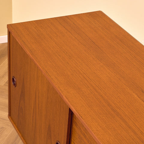 Swedish sideboard in teak and oak, model 'Ulvö' by Yngve Extract for Bjästa Snickerifabriks AB
