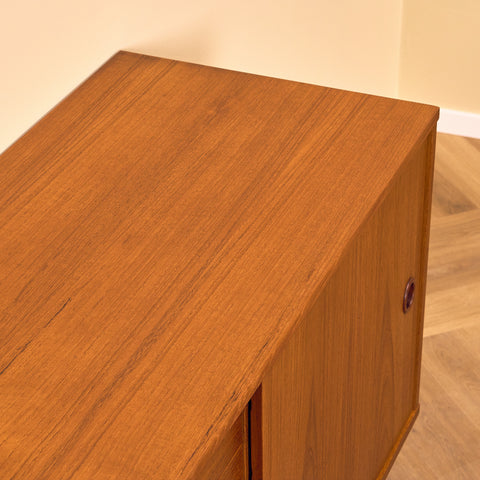 Swedish sideboard in teak and oak, model 'Ulvö' by Yngve Extract for Bjästa Snickerifabriks AB