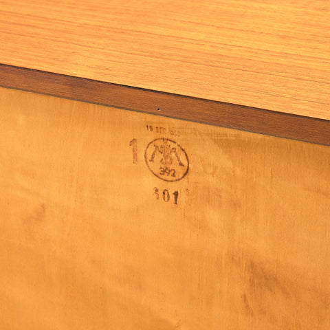 Swedish sideboard in teak and oak, model 'Ulvö' by Yngve Extract for Bjästa Snickerifabriks AB