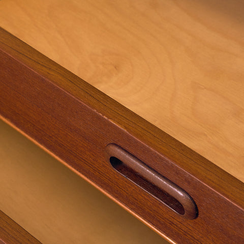 Swedish highboard in teak and oak