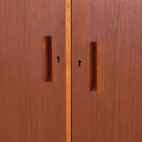 Swedish highboard in teak and oak