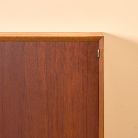 Swedish highboard in teak and oak