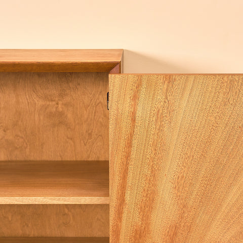 Swedish highboard in teak and oak