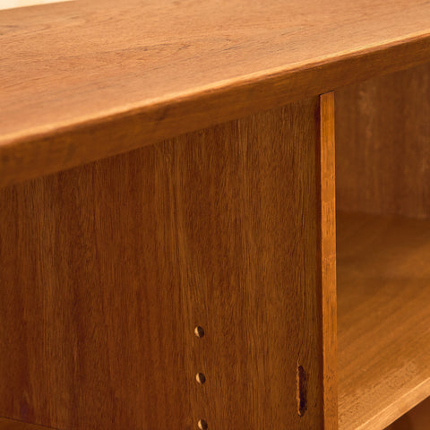 Swedish highboard in teak and oak