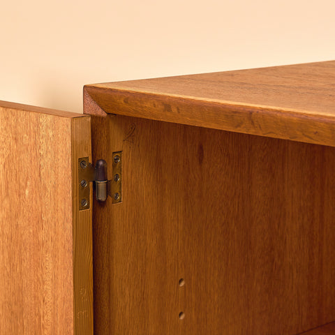 Swedish highboard in teak and oak