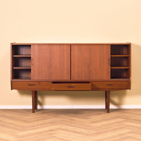Danish highboard in teak