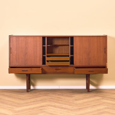 Danish highboard in teak