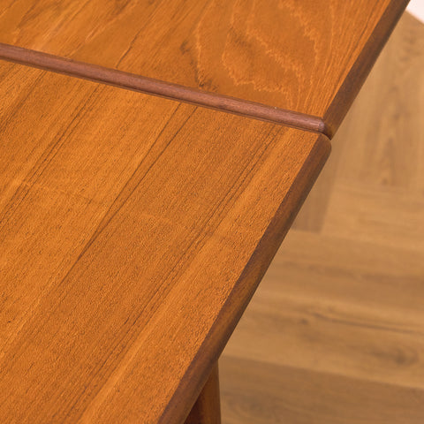 Danish dining table in teak