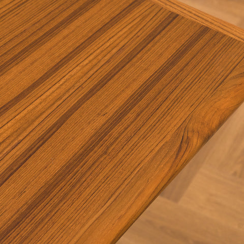 Danish dining table in teak by Arne Vodder