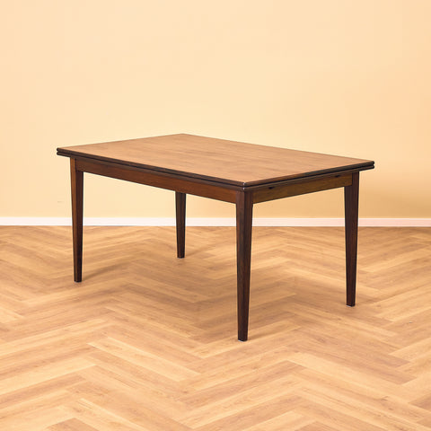 Danish dining table in Santos rosewood