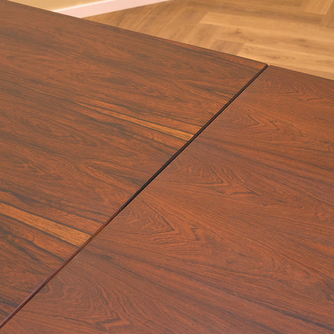 Danish dining table in Santos rosewood