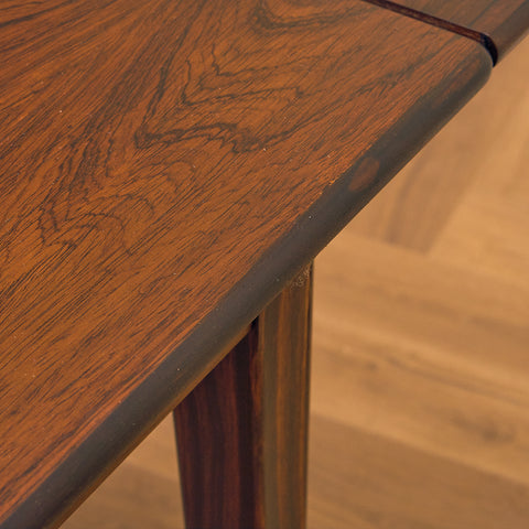 Danish dining table in Santos rosewood