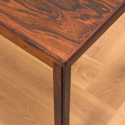 Danish side table in Santos rosewood