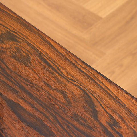 Danish side table in Santos rosewood