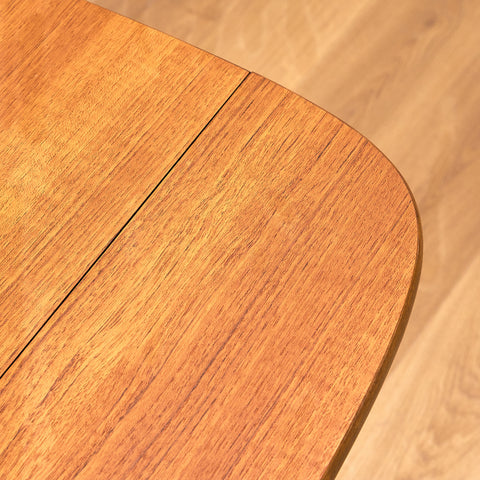 Swedish folding side table in teak
