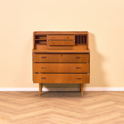 Swedish secretary in teak by Svensk Mobelindustri