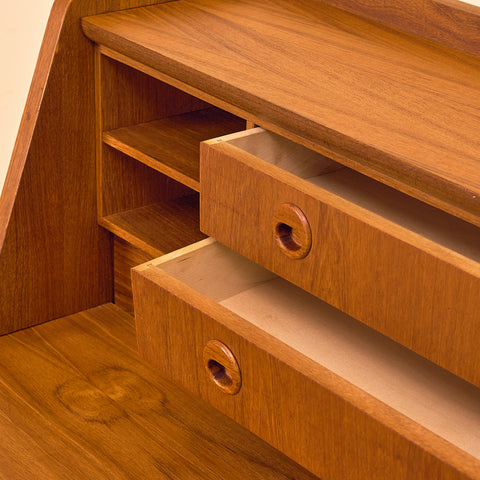 Swedish secretary in teak by Svensk Mobelindustri