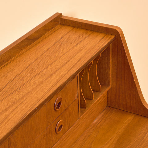 Swedish secretary in teak by Svensk Mobelindustri