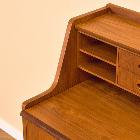 Swedish secretary in teak by Svensk Mobelindustri