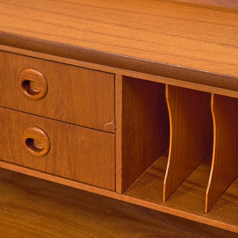 Swedish secretary in teak by Svensk Mobelindustri