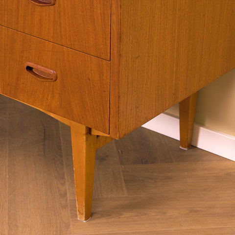 Swedish secretary in teak by Svensk Mobelindustri