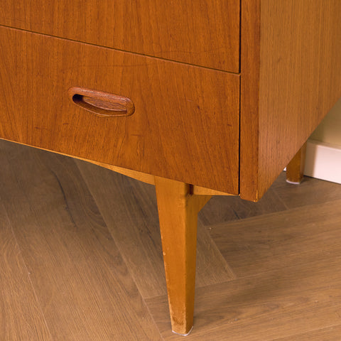 Swedish secretary in teak by Svensk Mobelindustri