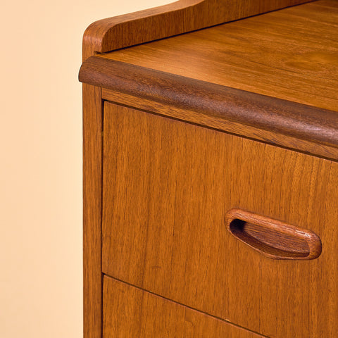 Swedish secretary in teak by Svensk Mobelindustri