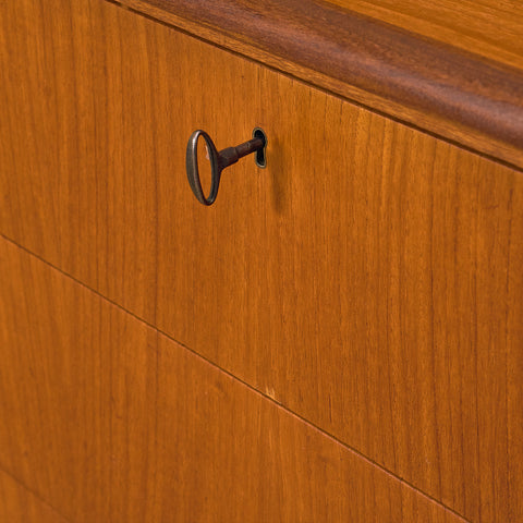 Swedish secretary in teak by Svensk Mobelindustri