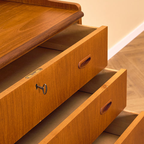 Swedish secretary in teak by Svensk Mobelindustri