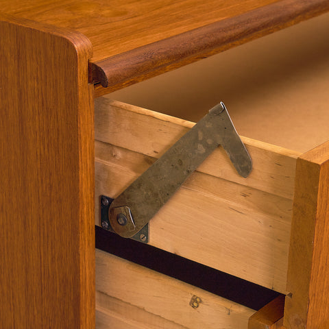 Swedish secretary in teak by Svensk Mobelindustri