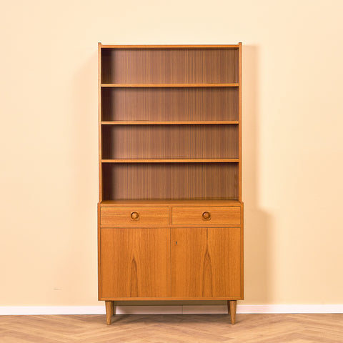 Swedish bookshelf in teak