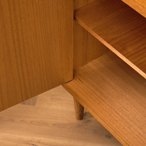 Swedish bookshelf in teak
