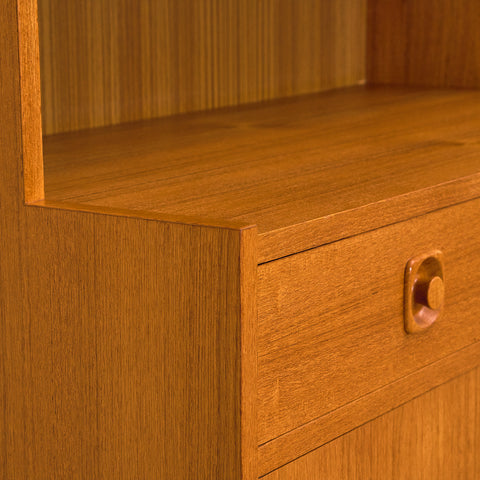 Swedish bookshelf in teak