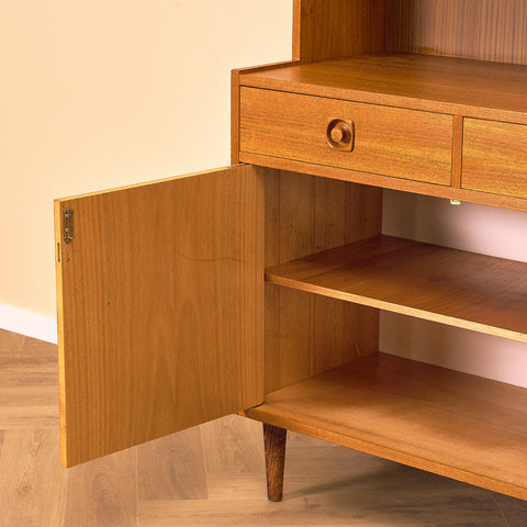 Swedish bookshelf in teak