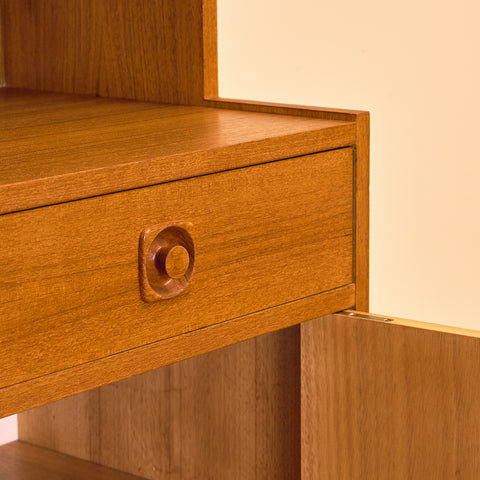 Swedish bookshelf in teak