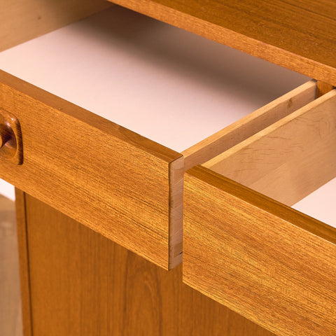 Swedish bookshelf in teak