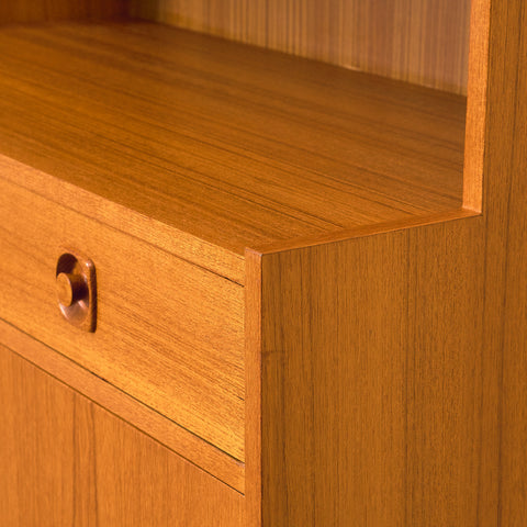 Swedish bookshelf in teak