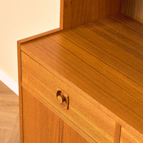 Swedish bookshelf in teak