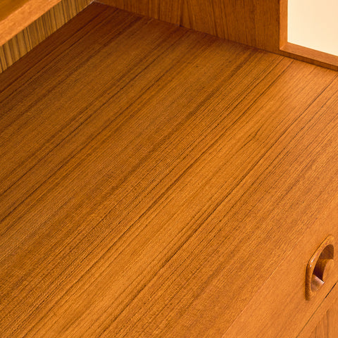 Swedish bookshelf in teak