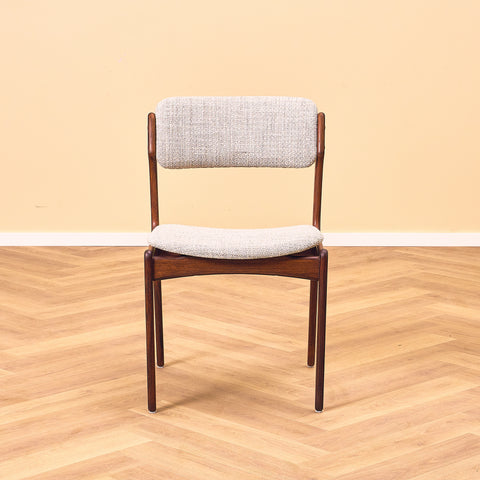Danish dining chairs in Santos rosewood, model OD49 by Erik Buch for OD Møbler