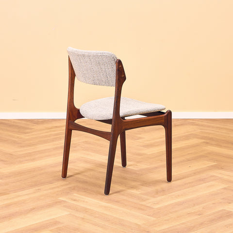 Danish dining chairs in Santos rosewood, model OD49 by Erik Buch for OD Møbler
