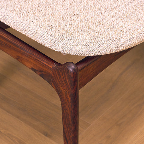 Danish dining chairs in Santos rosewood, model OD49 by Erik Buch for OD Møbler