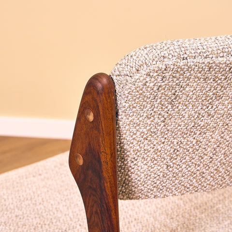 Danish dining chairs in Santos rosewood, model OD49 by Erik Buch for OD Møbler