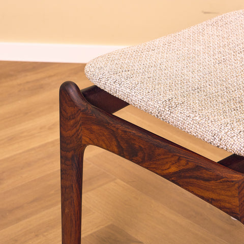 Danish dining chairs in Santos rosewood, model OD49 by Erik Buch for OD Møbler
